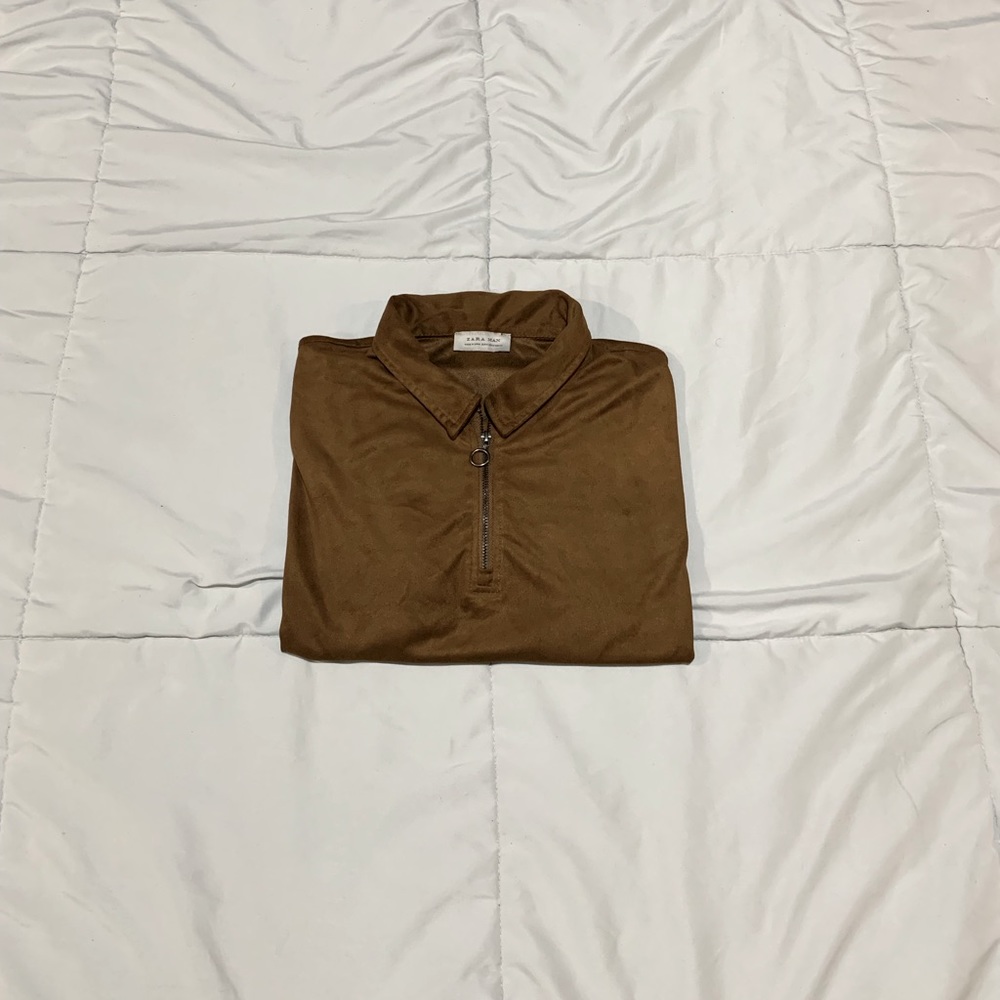 ZARA Zip-up Polo